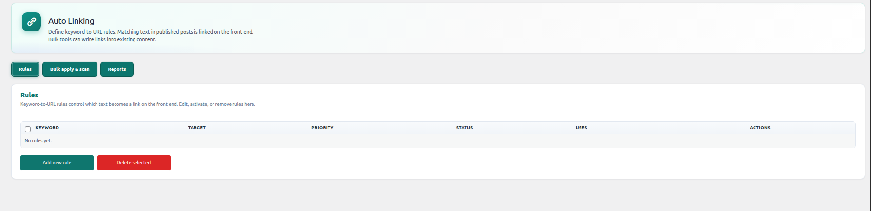 Interlinkify auto linking