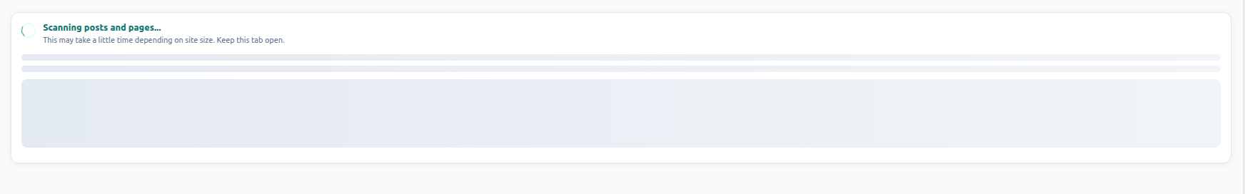 Interlinkify scan feature