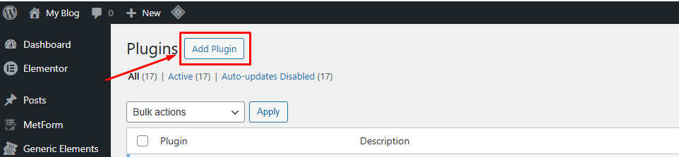 Upload plugin in WordPress